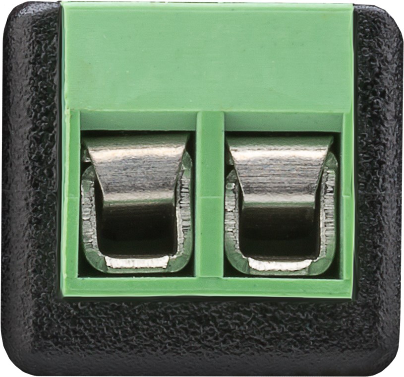 Cinch-zu-Terminalblock-Adapter, Terminal Block 2-pin auf Cinch-Stecker mit Schraubbefestigung