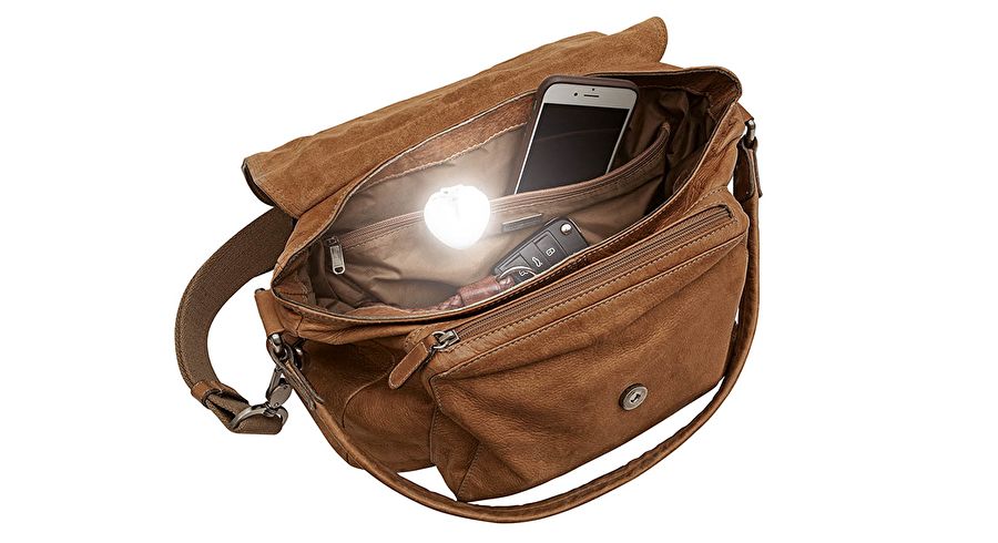 Handtaschenlicht mit 2 LEDs in Herzform, mit praktischem IR-Sensor, wiederaufladbare Leuchte für die Handtasche, inklusive Batterien