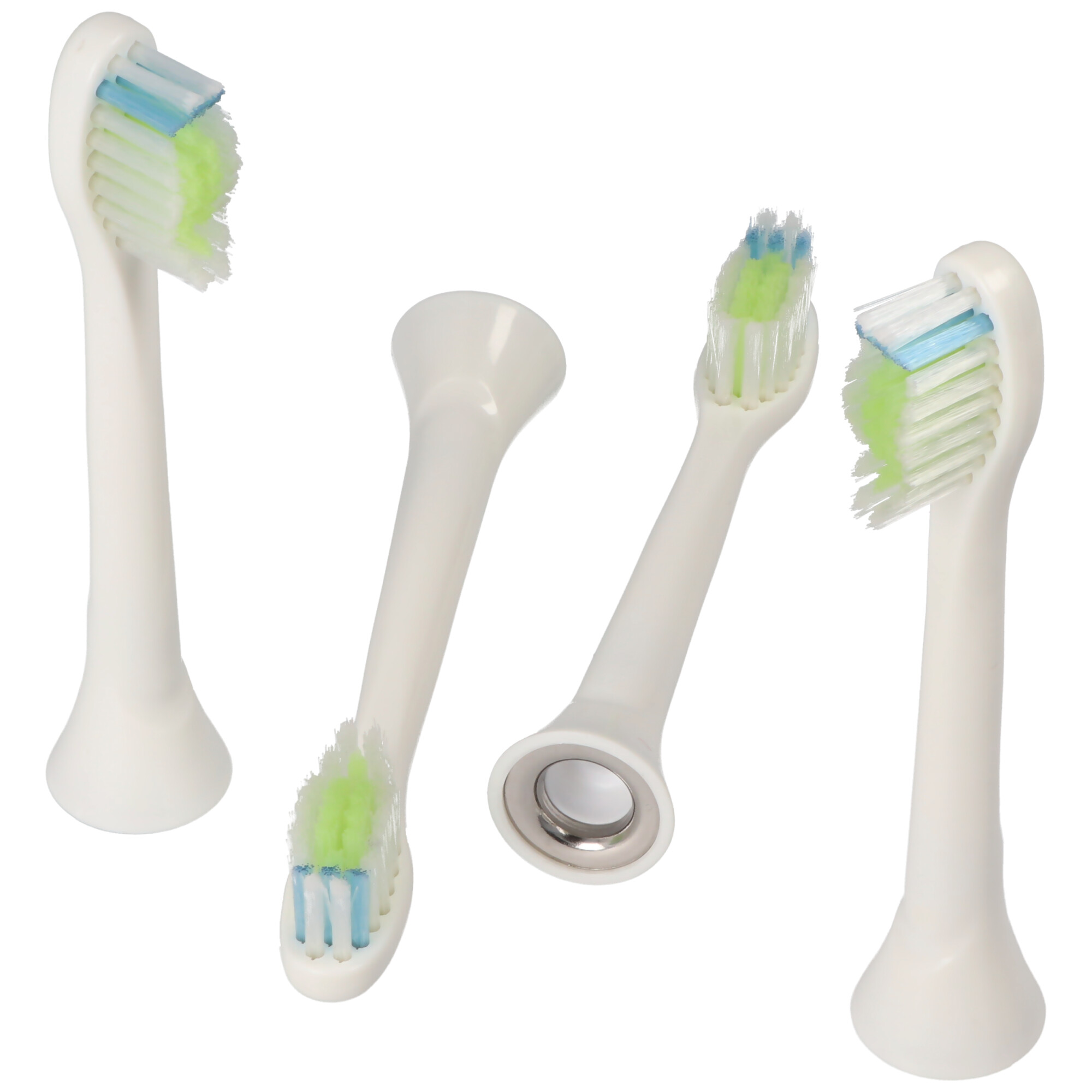 4 Stück Smart Cleaning Brush 3 Ersatz-Zahnbürstenkopf für elektrische Zahnbürsten von Philips, passend z.B. für Philips HX3 HX6 HX8 HX9 Serie