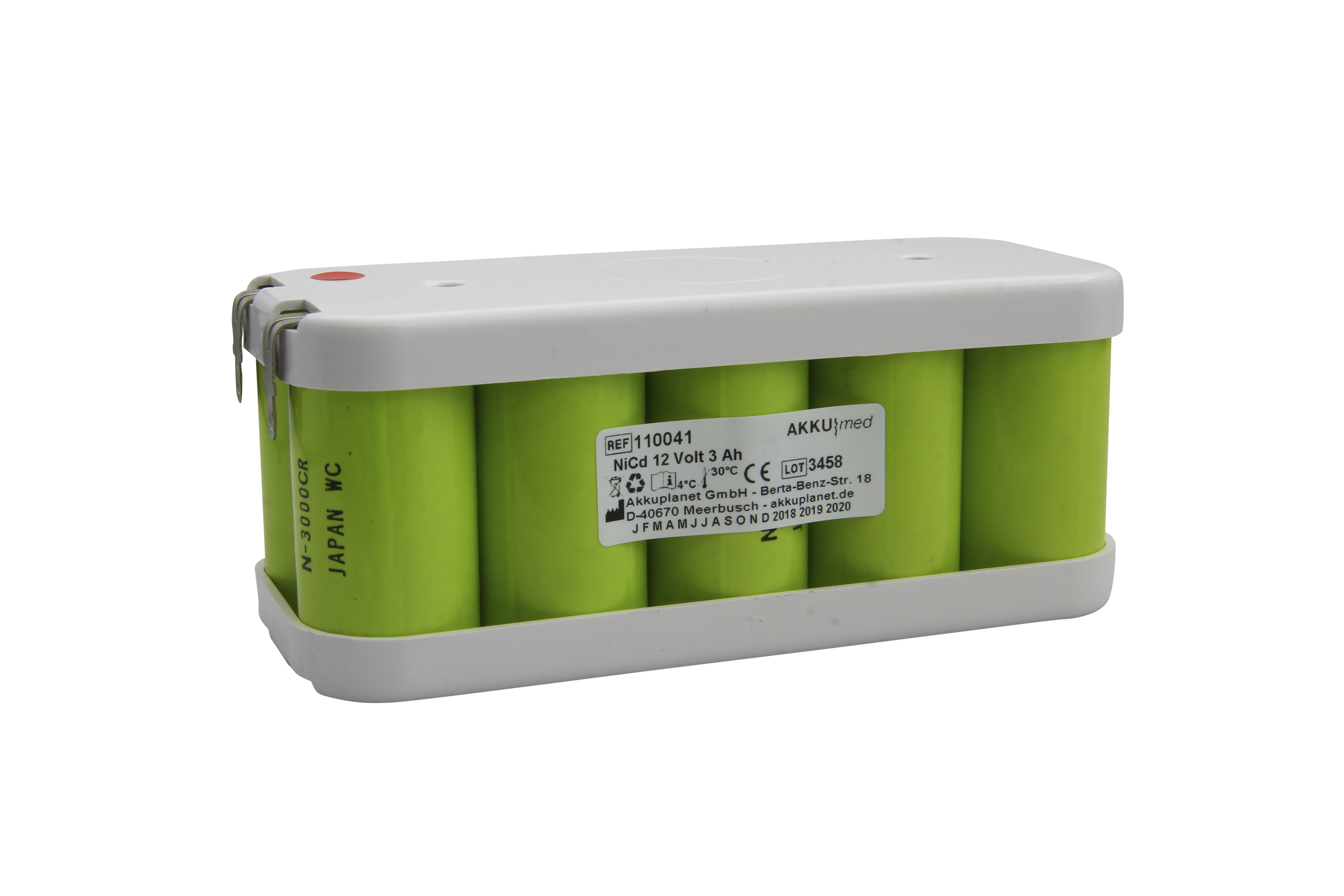 NC Akku passend für Honeywell Defibrillator ED420/ ED500 CE Konform