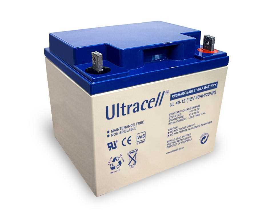 Ultracell UL40-12 12V 40Ah Bleiakku AGM Blei Gel Akku