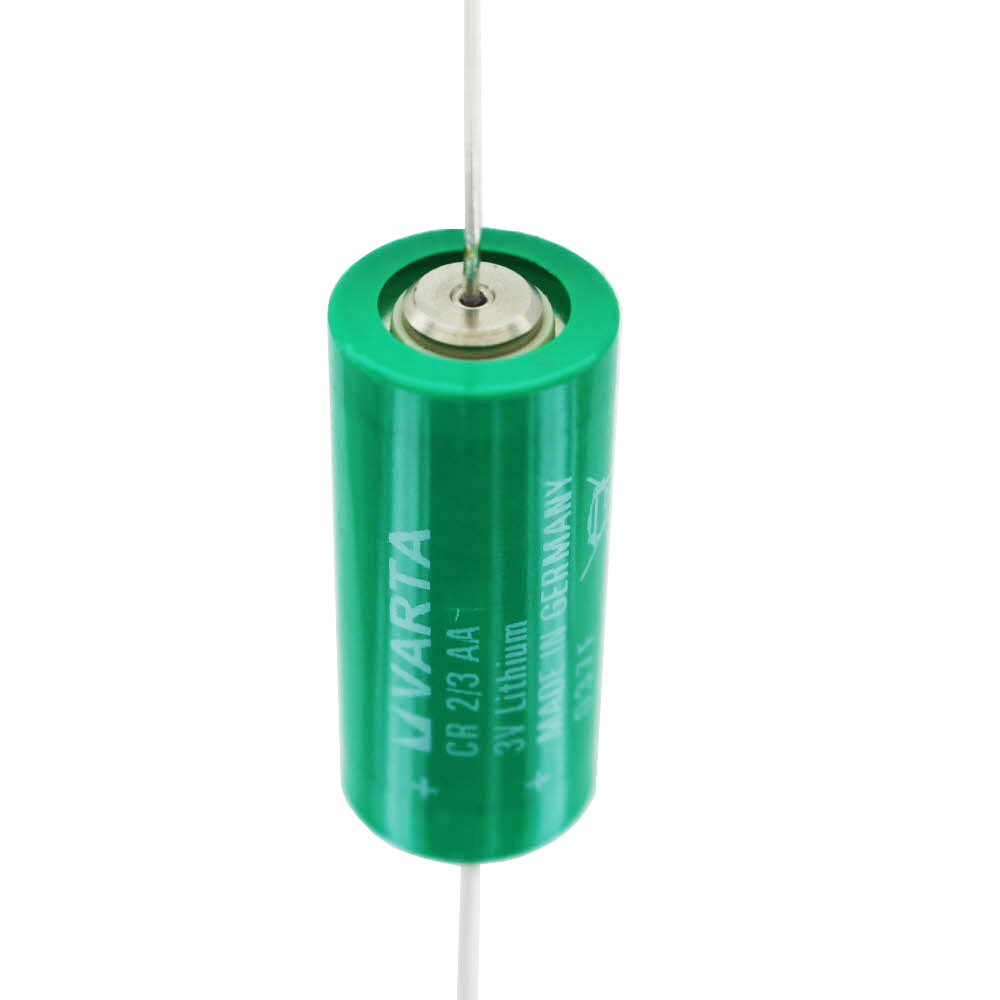 Varta CR2/3AA Lithium Batterie, Varta 6237 mit Axialem Drahtans