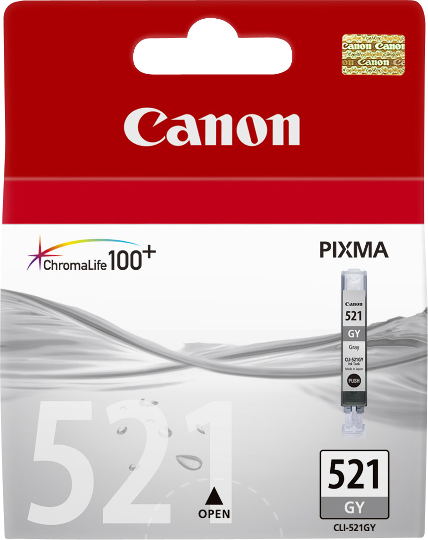 Canon Tintenpatrone CLI-521GY 9ml grau