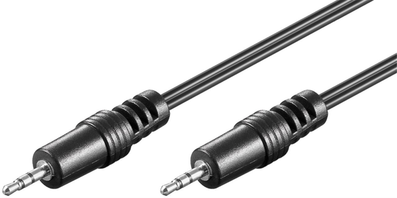 Goobay Audio Verbindungskabel AUX, 2,5 mm Stereo - Klinke 2,5 mm Stecker (3-Pin, stereo) > Klinke 2,5 mm Stecker (3-Pin, stereo)
