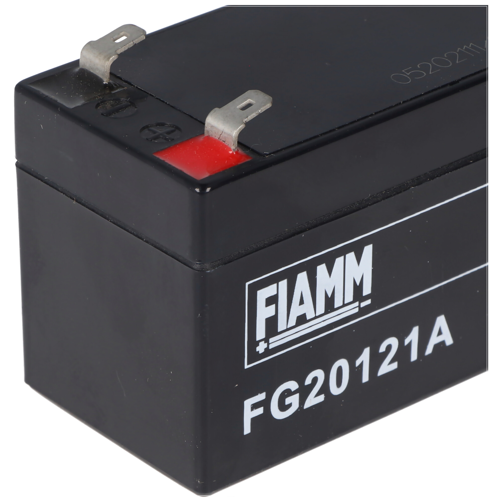 Fiamm FG20121A 12V 1,2Ah Abmessungen 97,0 x 42 x 59,0 mm, 4,8mm Faston Steckkontakte