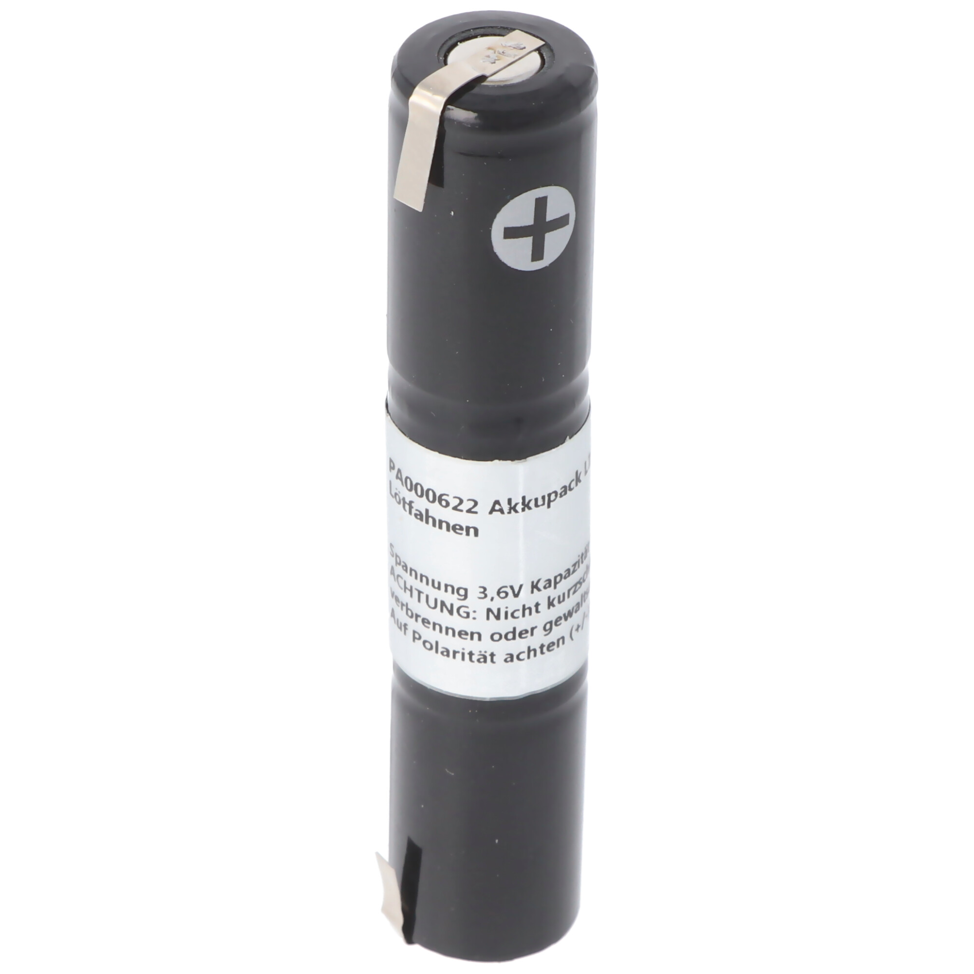 Akkupack passend für Walther Taschenlampe Walther ATL300 3,6 Volt Abmessungen 85 x 16 x 16mm