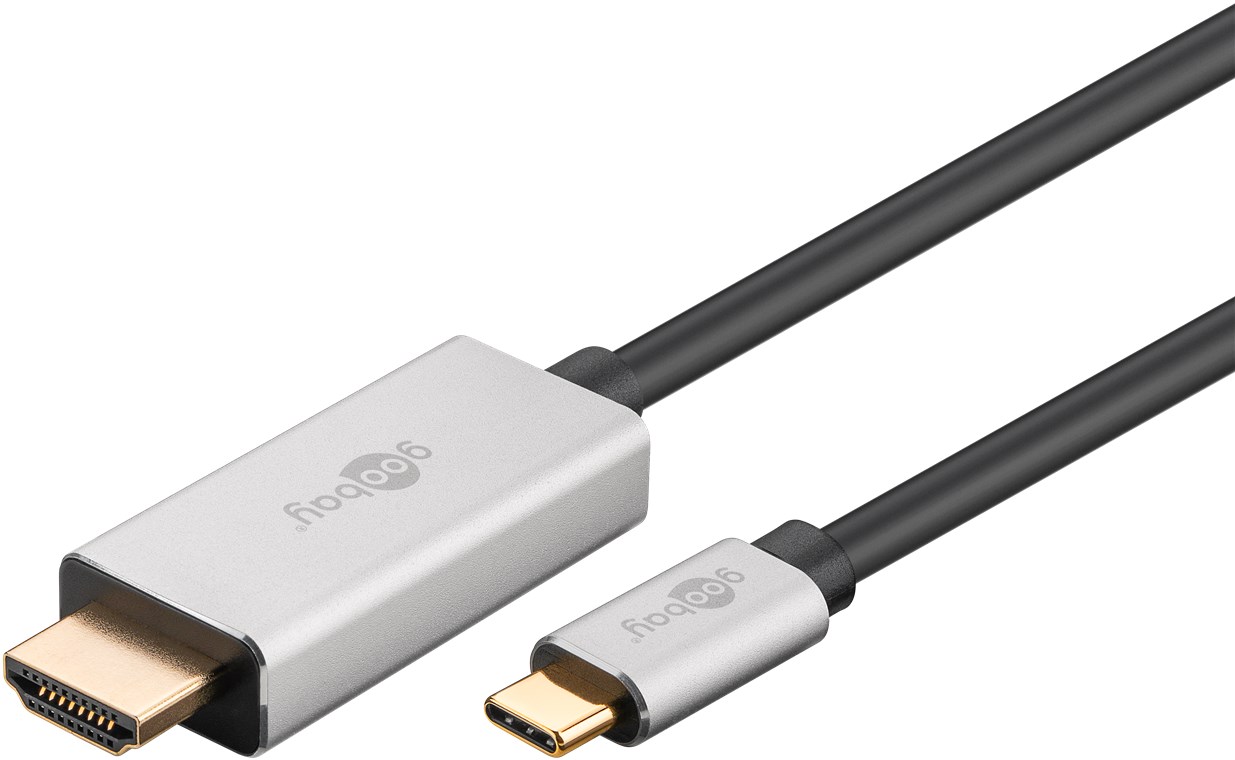 Goobay Adapterkabel USB-C™ auf HDMI™, 2 m - USB-C™-Stecker > HDMI™-Stecker (Typ A)