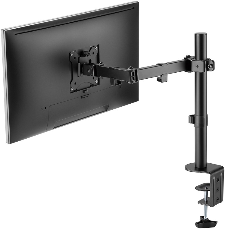 Goobay Monitorhalterung Single Flex - für gängige Monitore zwischen 17 und 32 Zoll (43-81 cm) bis 8 kg
