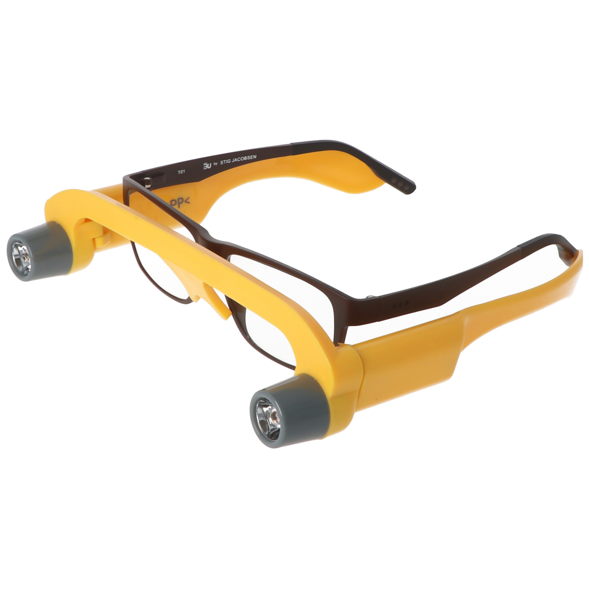 Arbeits-Leucht-Brille mit Standard Krypton Birnchen für 4x Micro AAA Batterien