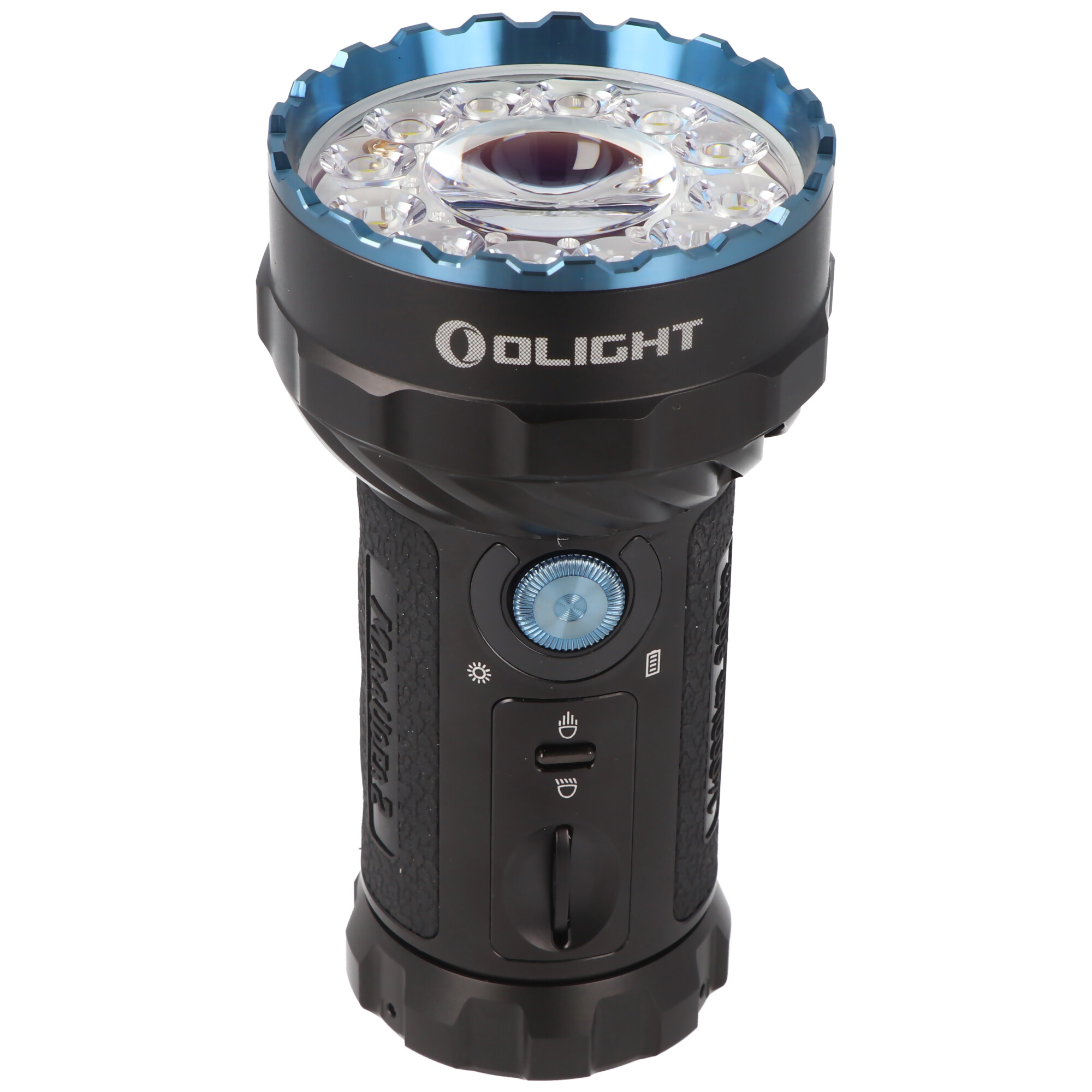 LED-Taschenlampe Olight Marauder 2 max. 14.000 Lumen, Leuchtweite bis zu 800 Meter weit