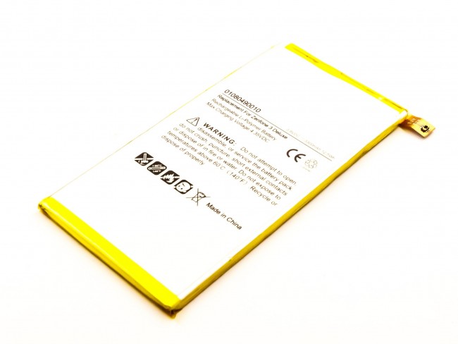 Akku passend für Asus Zenfone 3 Deluxe (ZS550KL), Li-Polymer, 3,8V, 3300mAh, 12,5Wh, built-in, ohne Werkzeug