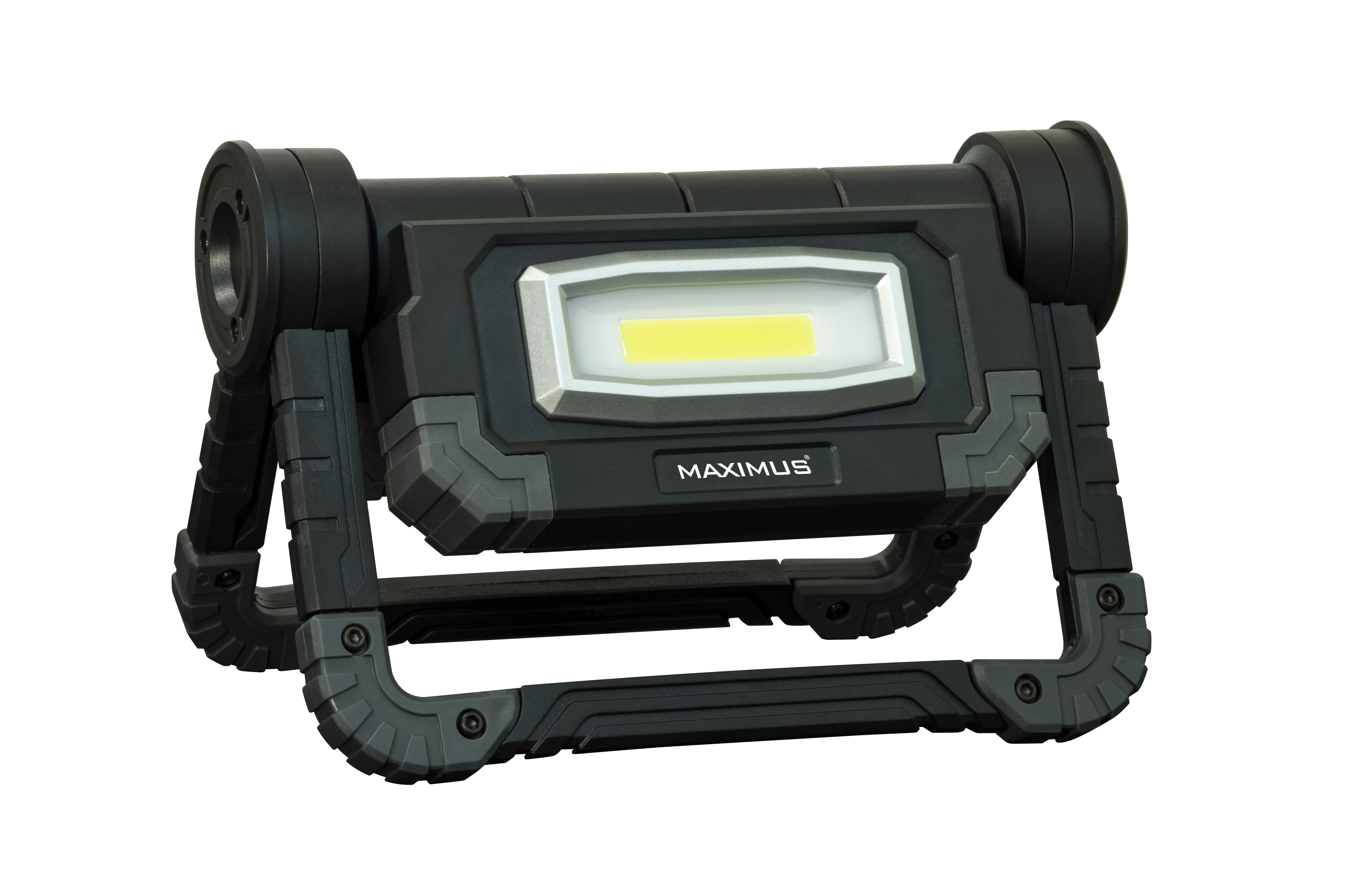 Maximus M-WKL-019B-DU LED Arbeitsscheinwerfer mit 2x 10 Watt LED, 1000 Lumen, batteriebetrieben mit 4x AA Batterien