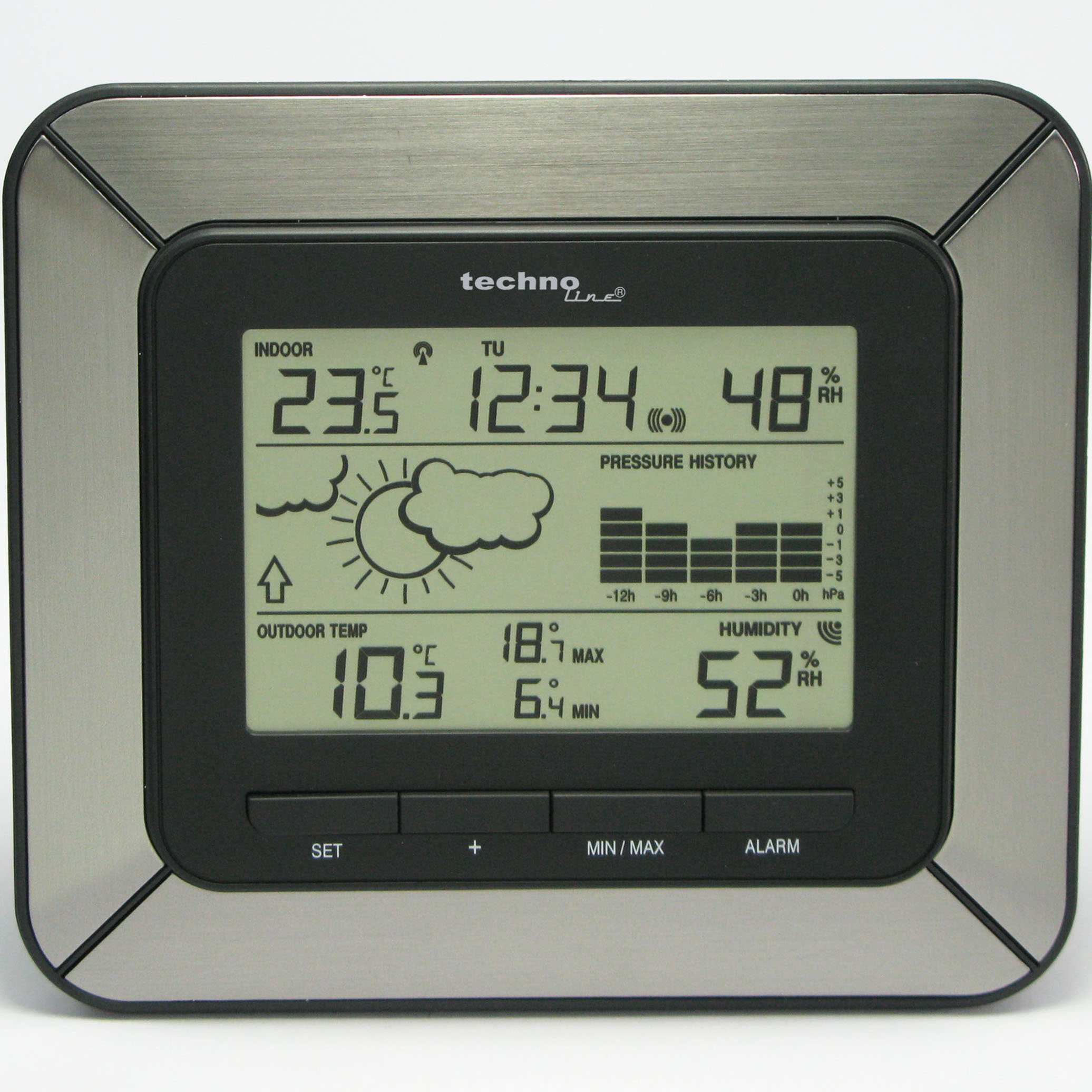 WS 9273-IT - Moderne Wetterstation mit Luftdruckhistorie