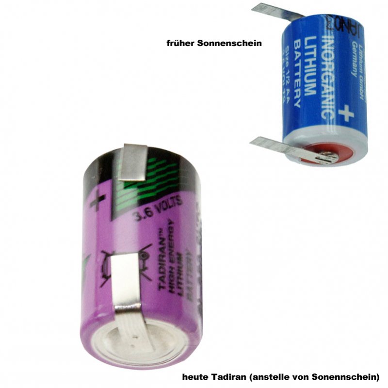Sonnenschein Inorganic Lithium Battery SL-350/T mit Lötfahne U-Form