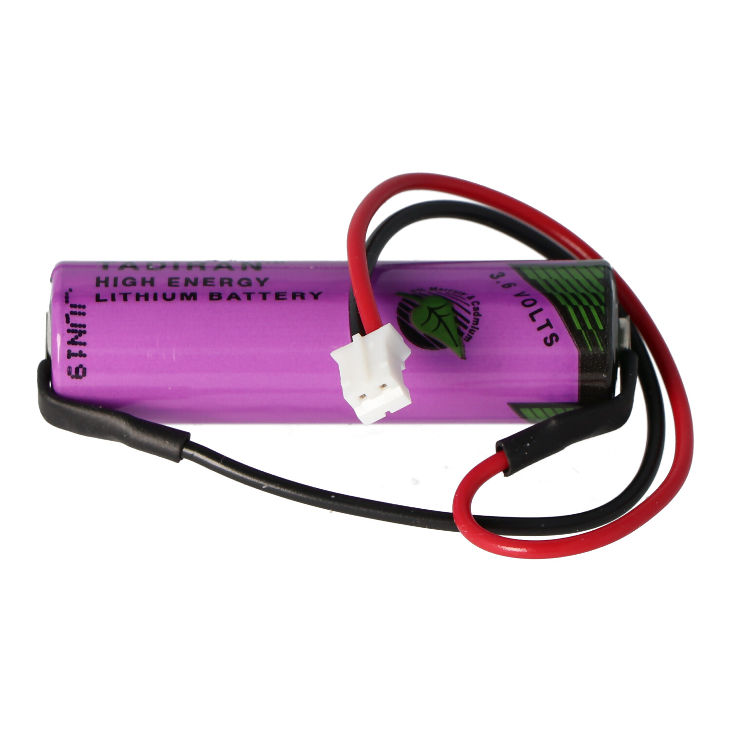 Ersatzbatterie passend für die Testo Datenlogger 175-T1 Batterie mit Kabel und Stecker