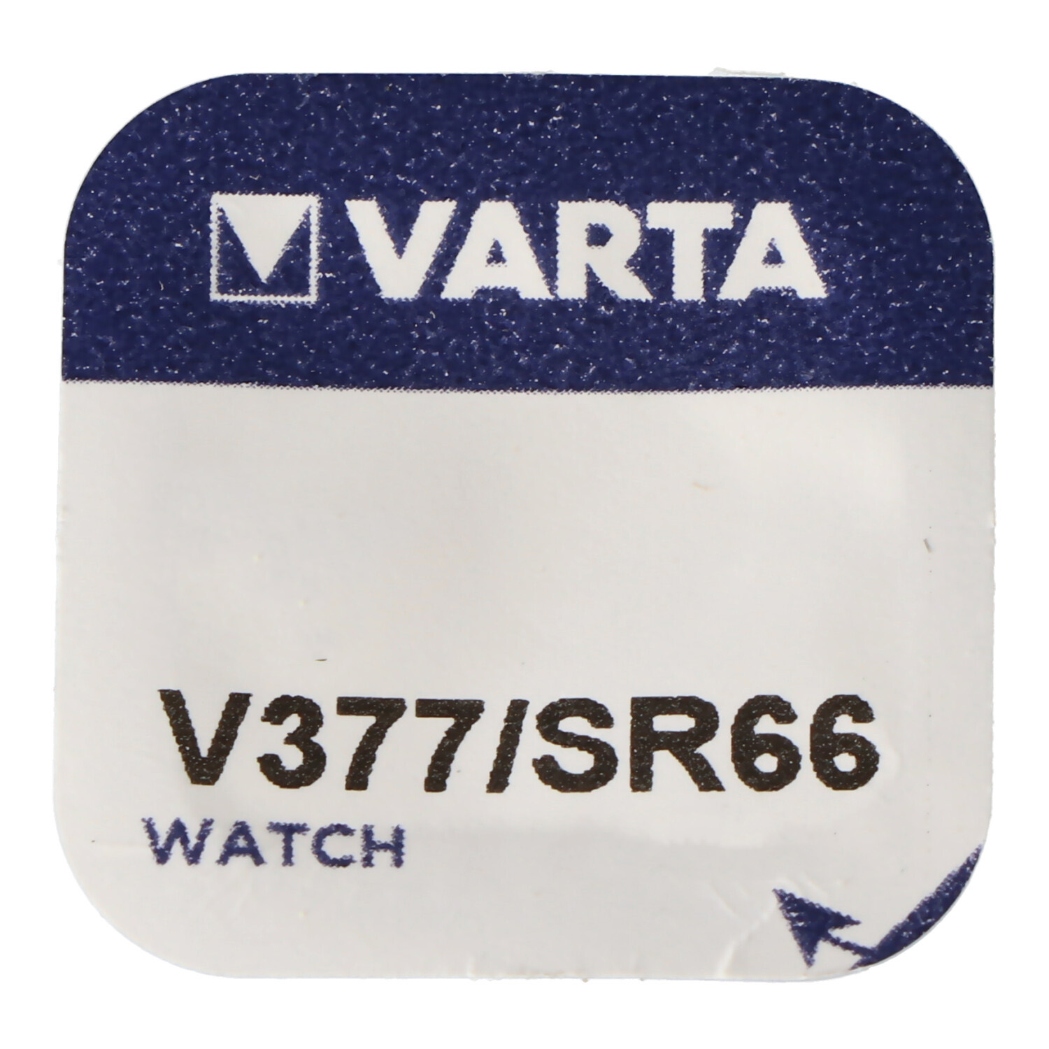 377, Varta V377, SR66, SR626SW Knopfzelle für Uhren etc.